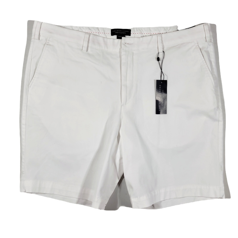 The Mens Store White Twill Regular Fit Shorts Mens‎ 40
